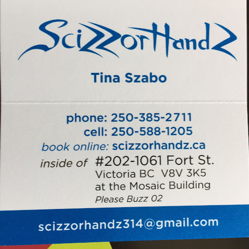 ScizzorHandz Salon logo