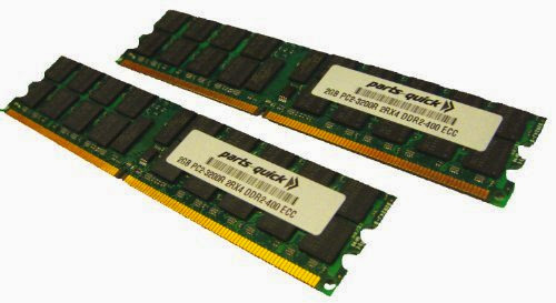  4GB Kit 2 x 2GB Memory for Dell PowerEdge 1800 Server PC2-3200R ECC Registered DDR2-400 240 pin 1.8v DIMM (Parts-Quick Brand)