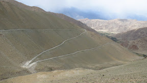 enroute Pangong Tso