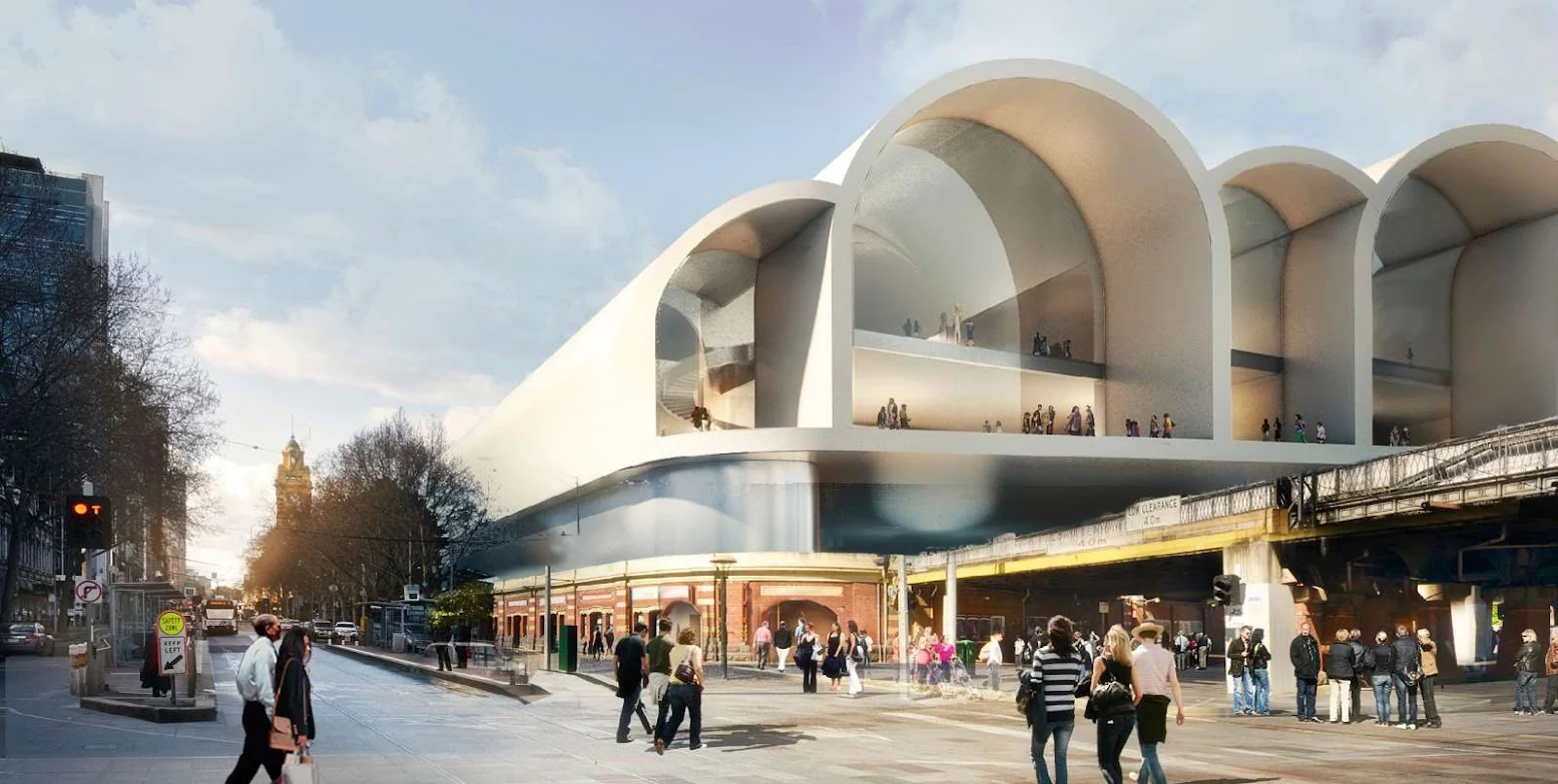 Flinders Street Station Design Competition by Herzog de