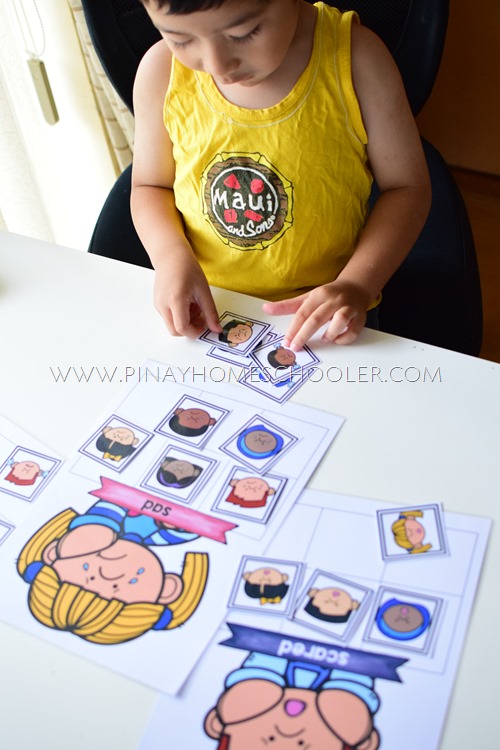 KIDS EMOTIONS LEARNING ACTIVITY