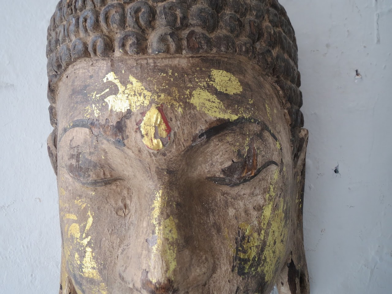 Medium Carved Buddha Wall Hanging