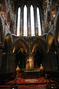 The altar of Glasgow Cathedral