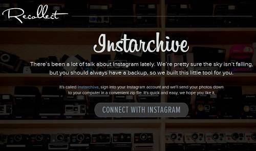 Instarchive te permite descargar las fotos de Instagram en un ZIP