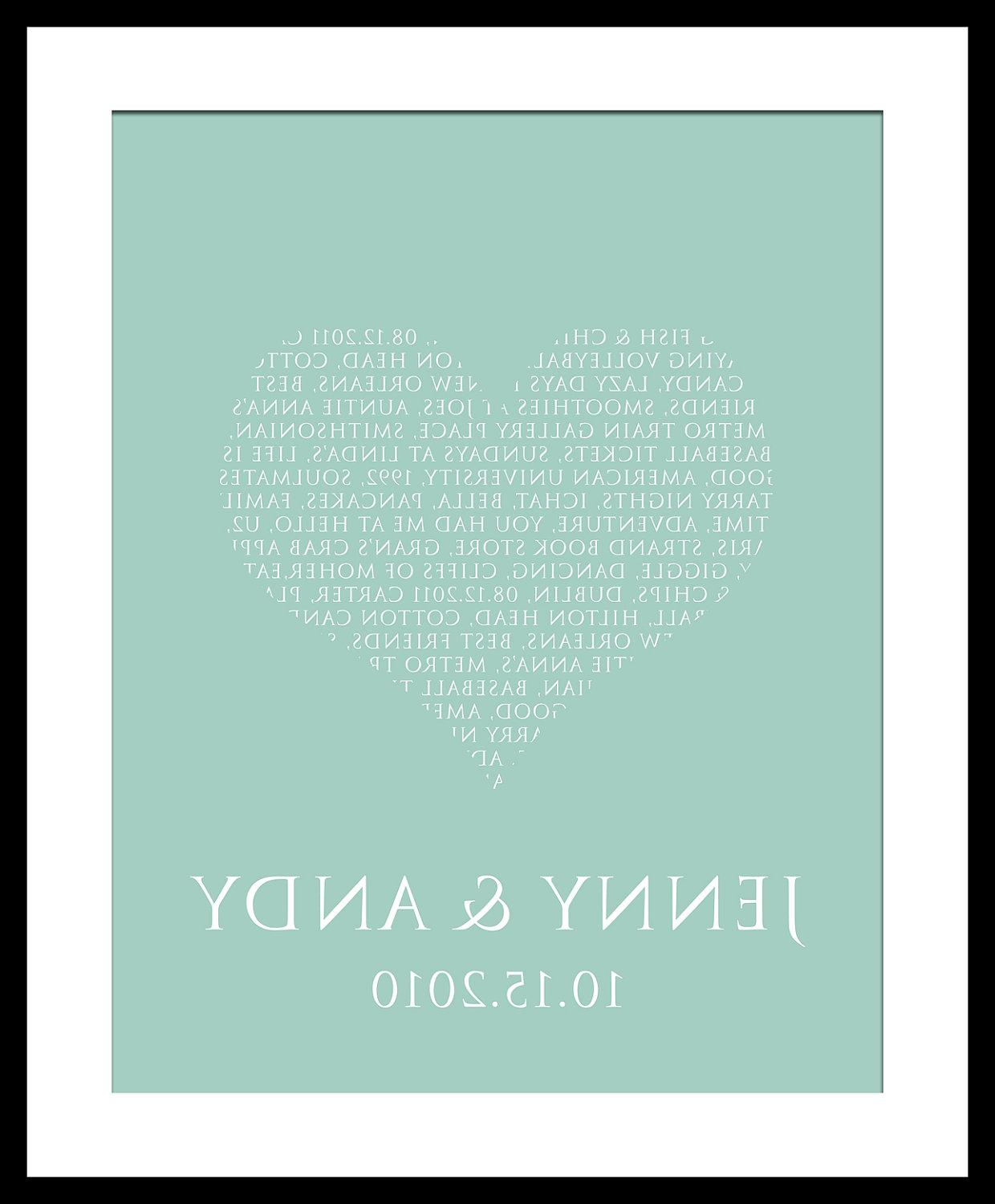 Wedding Anniversary Keepsake