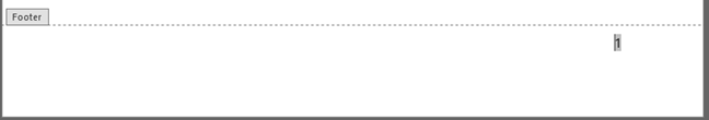Microsoft Word: número de página agregado al pie de página