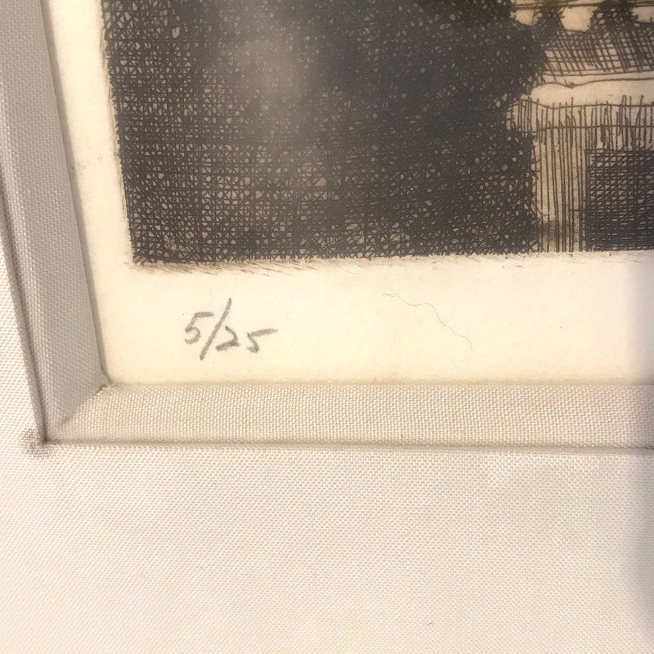 Signed Nixon/Ford Political Etching