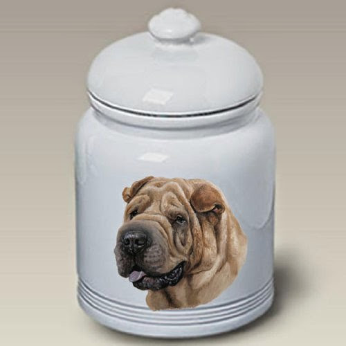  Shar Pei: Ceramic Treat Jar 10