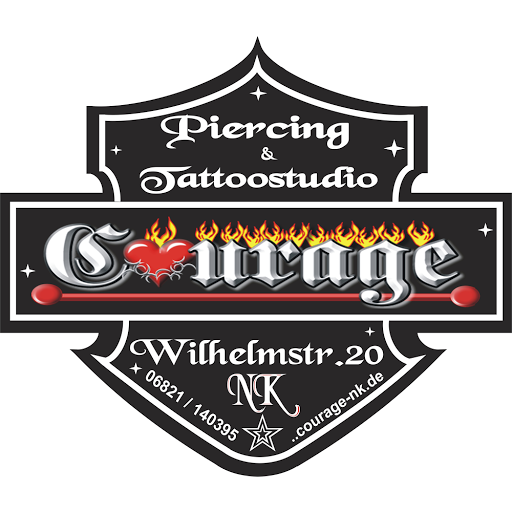 Courage Piercing & Tattoostudio logo