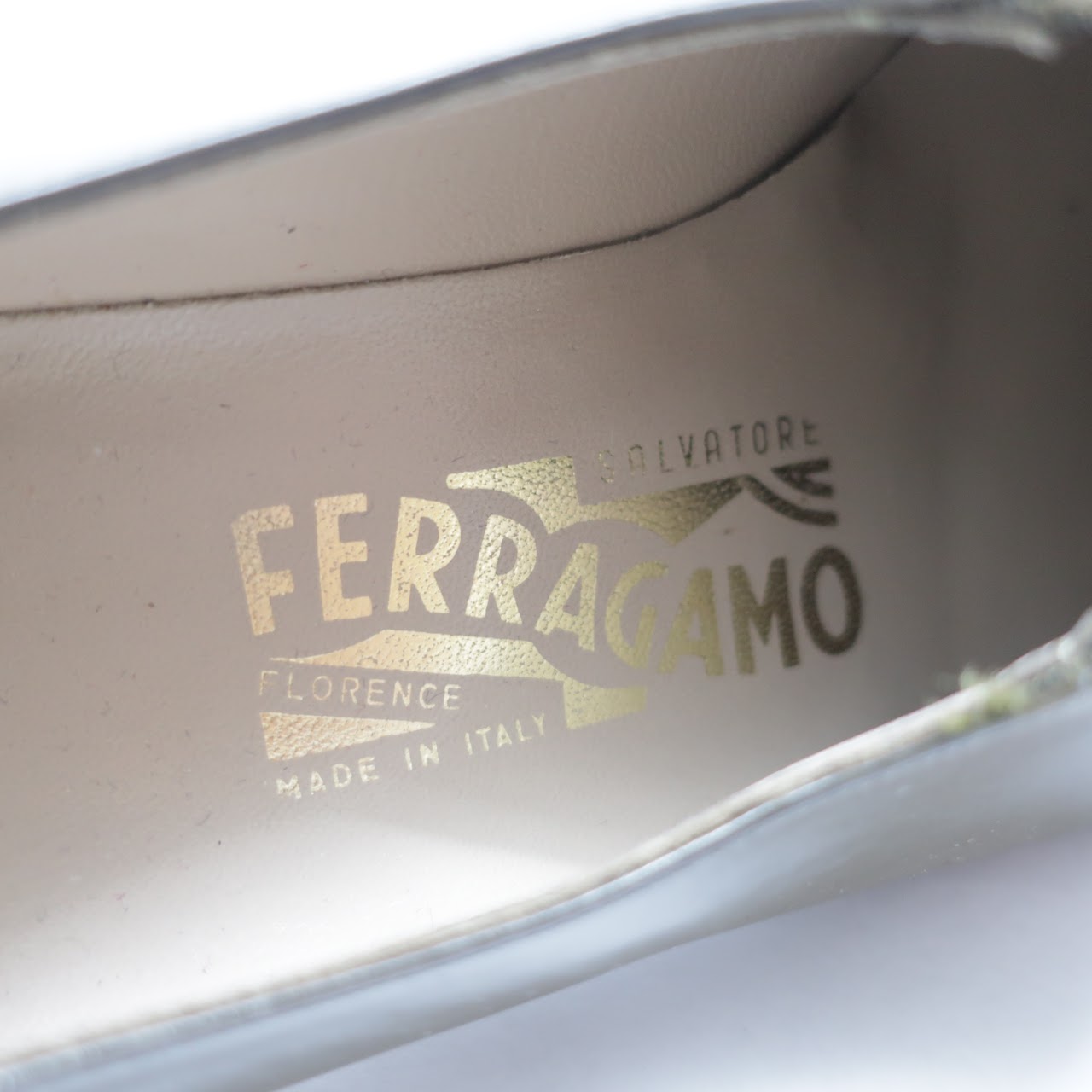 Salvatore Ferragamo New  Olive Green Shoes