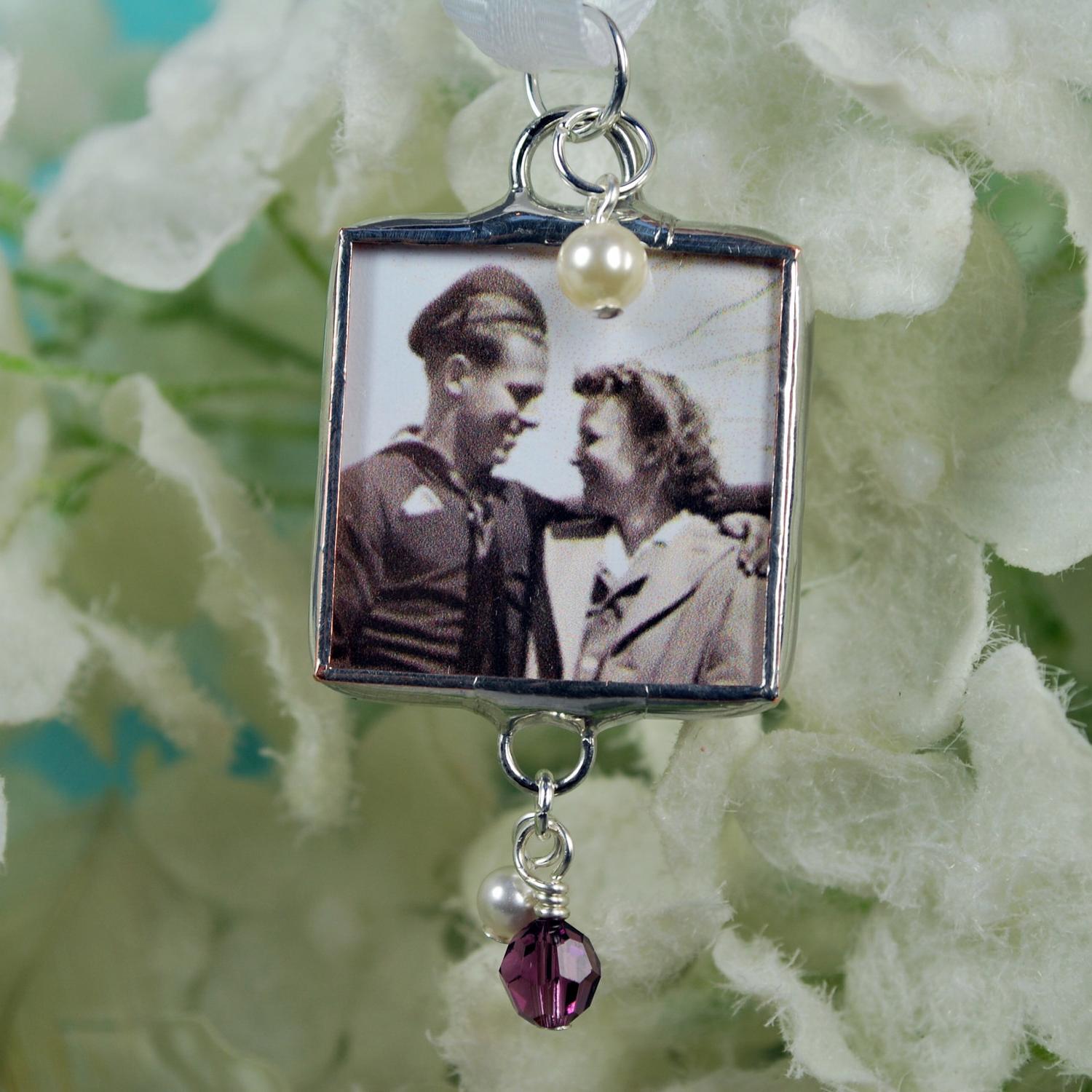 Wedding Bouquet Photo Charm