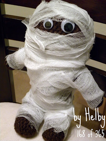 Crochet mummy
