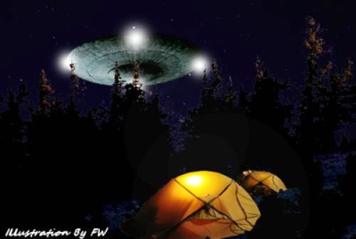 Disc Shaped Ufo Hovered Over Campers