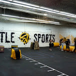 battle sports: archery tag in Toronto, Canada 