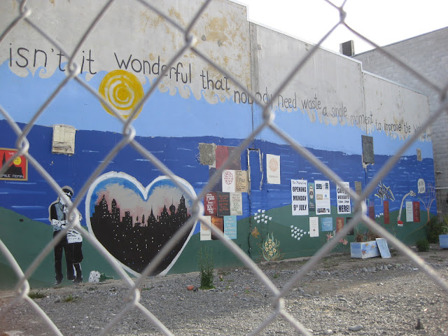 Gap filler: gigantic mural in Christchurch. Definitely worth stopping at for a while.