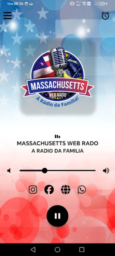 Screenshot Massachusetts Web Rádio