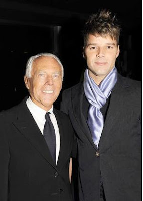 ARMANI VESTIRA A RICKY MARTIN  EN LA GIRA: “Música+Alma+Sexo”