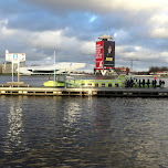 the fast flying ferry in Amsterdam, Netherlands 