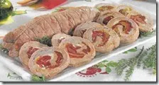 Rotolo di vitello con peperoni