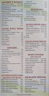 Swagath menu 4