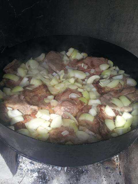 Bondiola de Cerdo a la Cerveza Negra  C/Puré acaramelado de Batatas 11