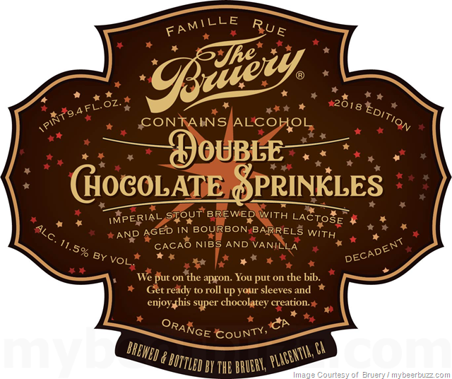 The Bruery Adding Double Chocolate Sprinkles Cans & Bottles