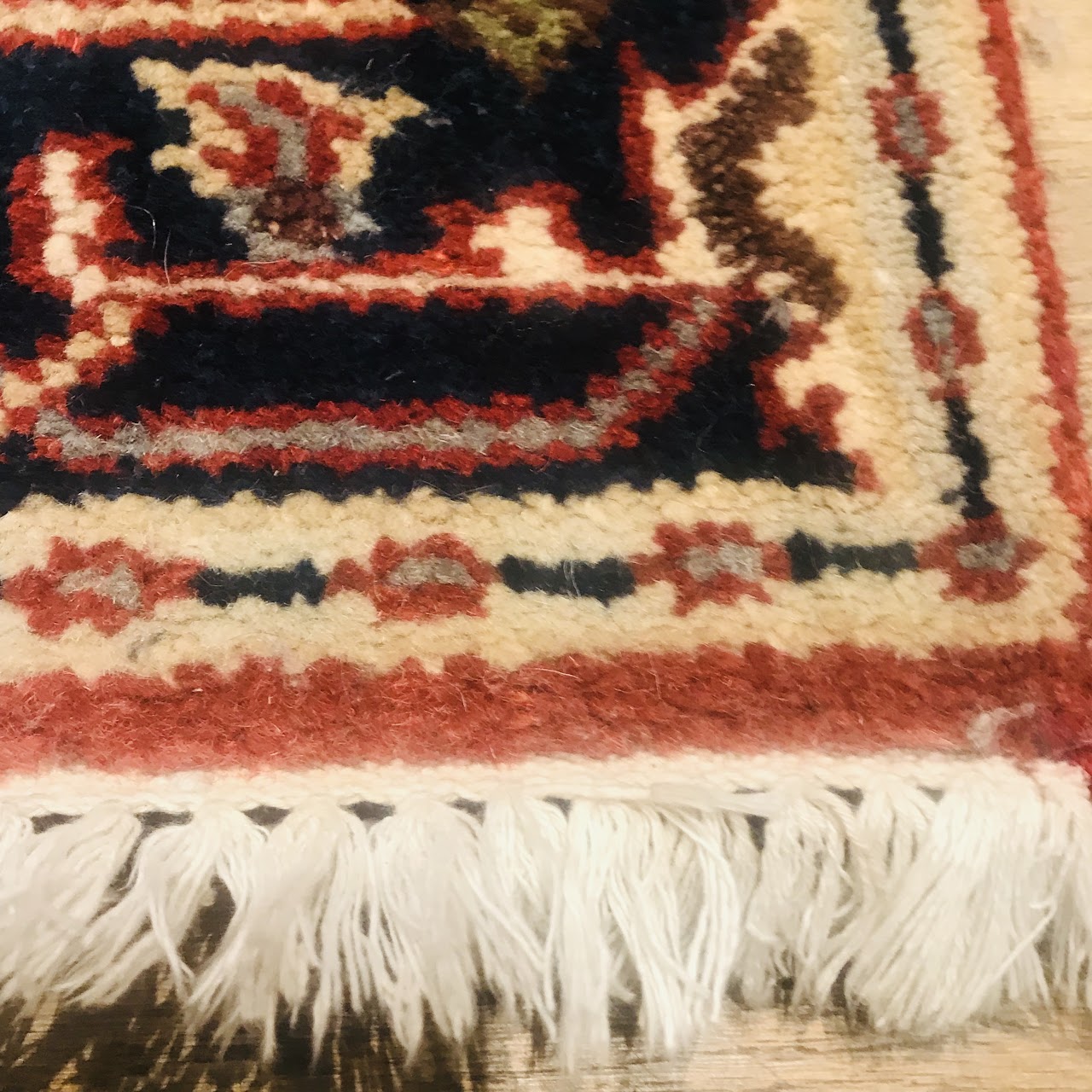 Hand-Woven Wool Hall Runner #2