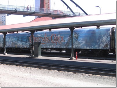 IMG_7653 Christmas Carol Train Car MRLX #801102 at Union Station in Portland, Oregon on July 1, 2009