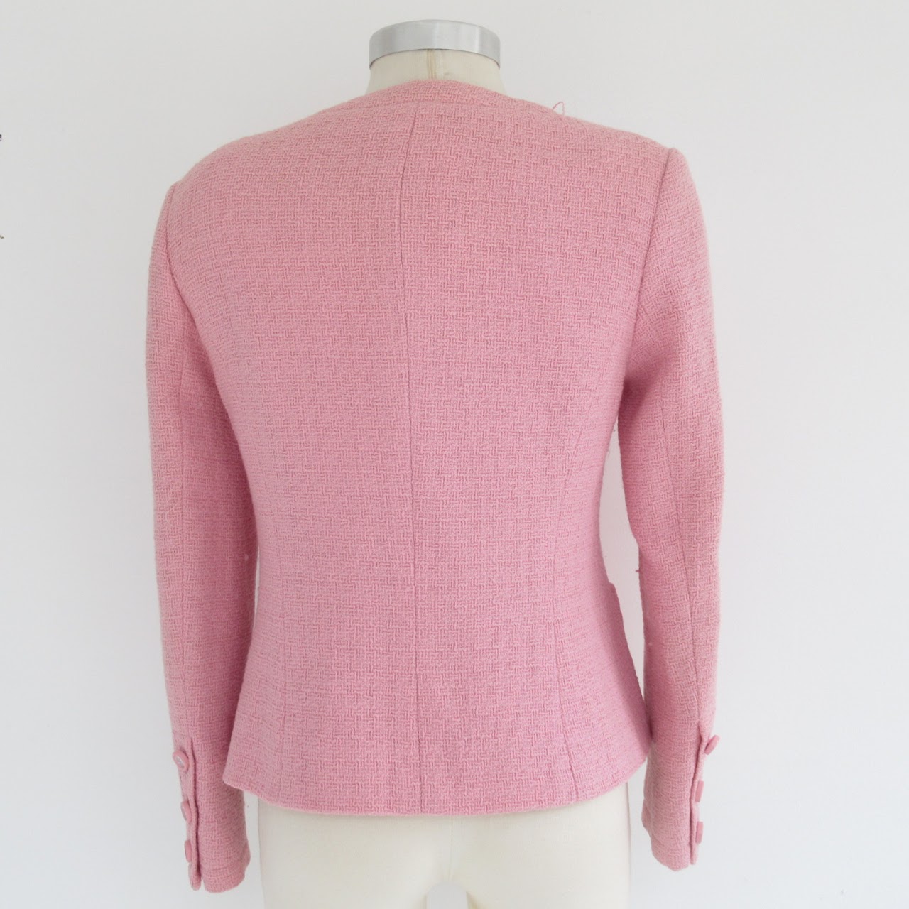 Chanel Boutique Pink Bouclé Jacket