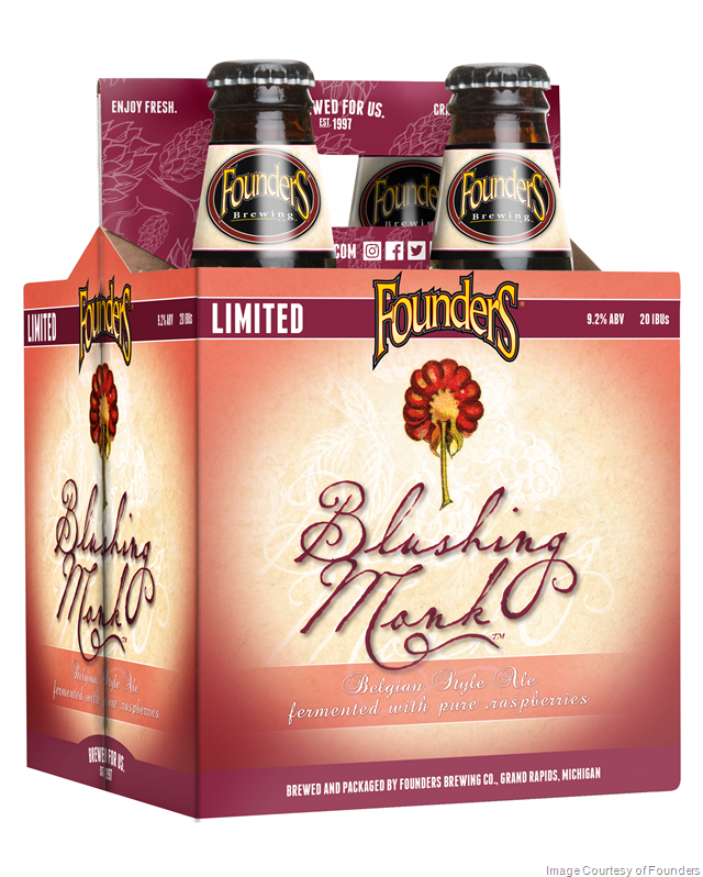 Founders Brewing Blushing Monk Returning In Jan 2019