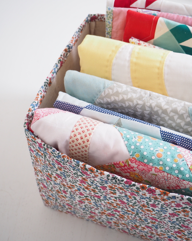 Easy Fabric Box Sewing Pattern - Free Tutorial!
