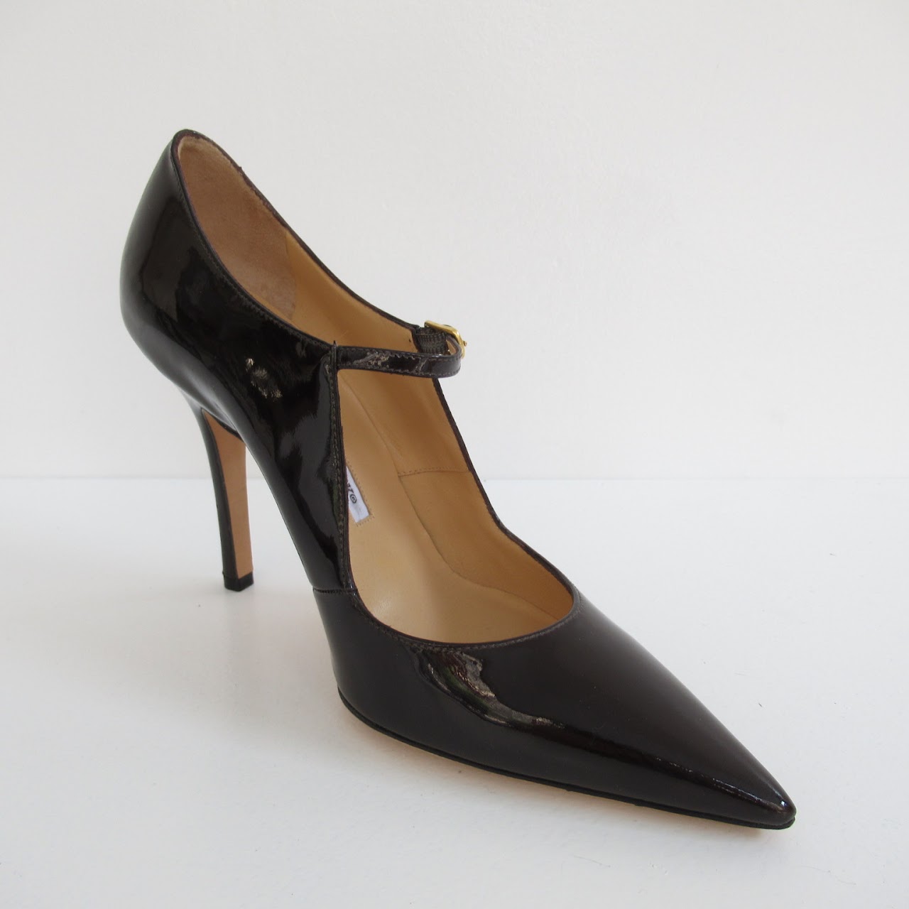 Manolo Blahnik Dark Brown Stilettos