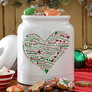  Personalized Christmas Cookie Jar - Her Heart of Love