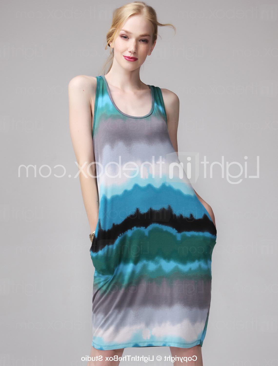 Horizontal Tie-dye Racerback