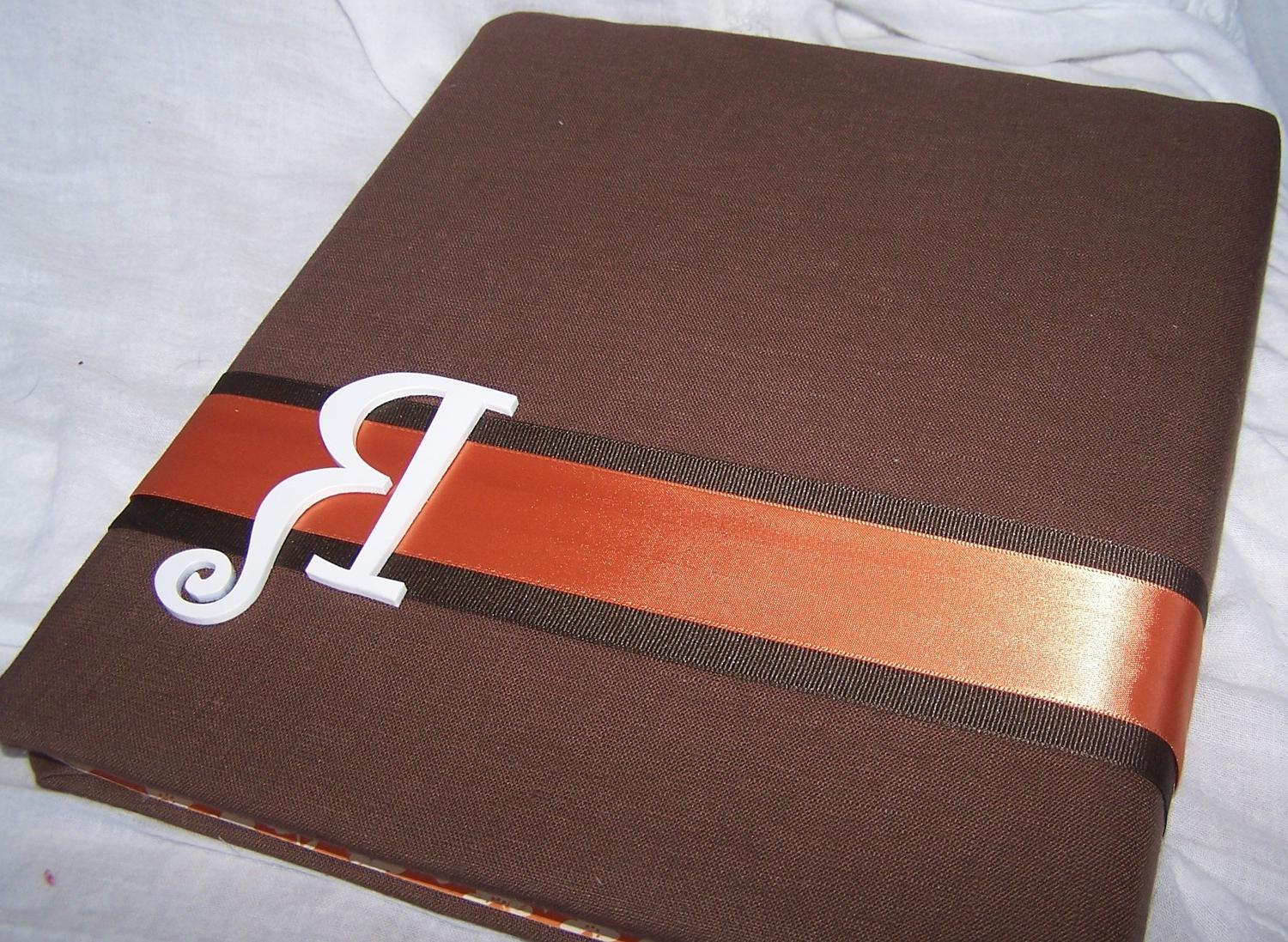 Wedding GUEST BOOK- Brown and