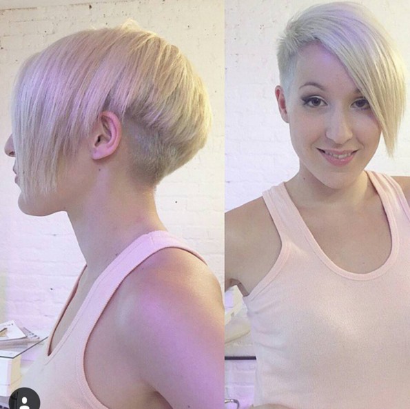 Hair design for short hair