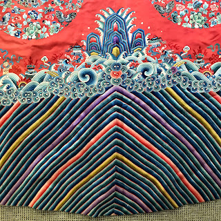 Antique Silk Hand-Embroidered Kimono