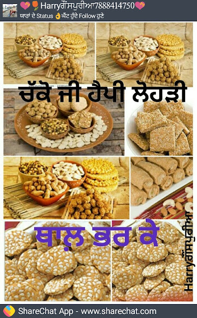 Happy Lohri Wishes Images in Punjabi