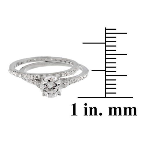 Bridal Engagement Ring Set