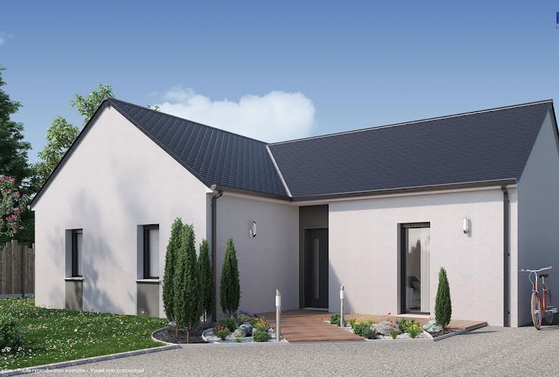  Vente Terrain + Maison - Terrain : 385m² - Maison : 83m² à Le Cellier (44850) 