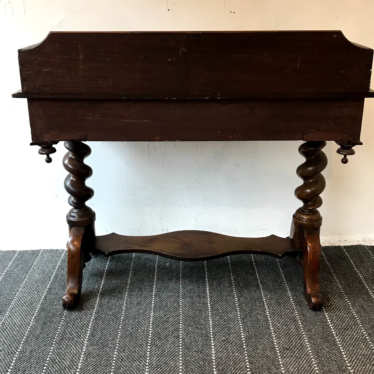 Mahogany Barley Twist Desk