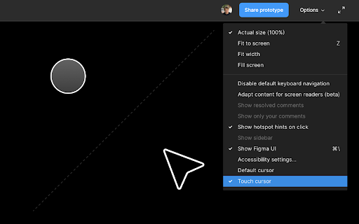 Figma Cursor Toggle