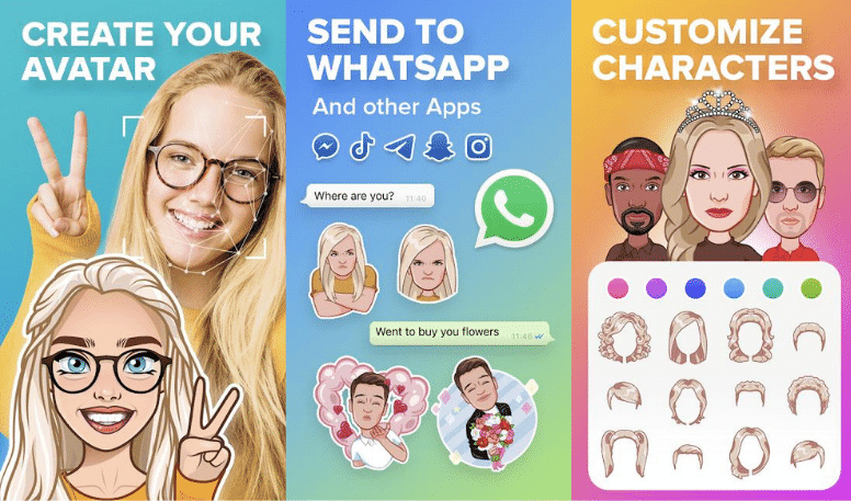 Specchio Moji Maker.  11 migliori app Animoji per Android