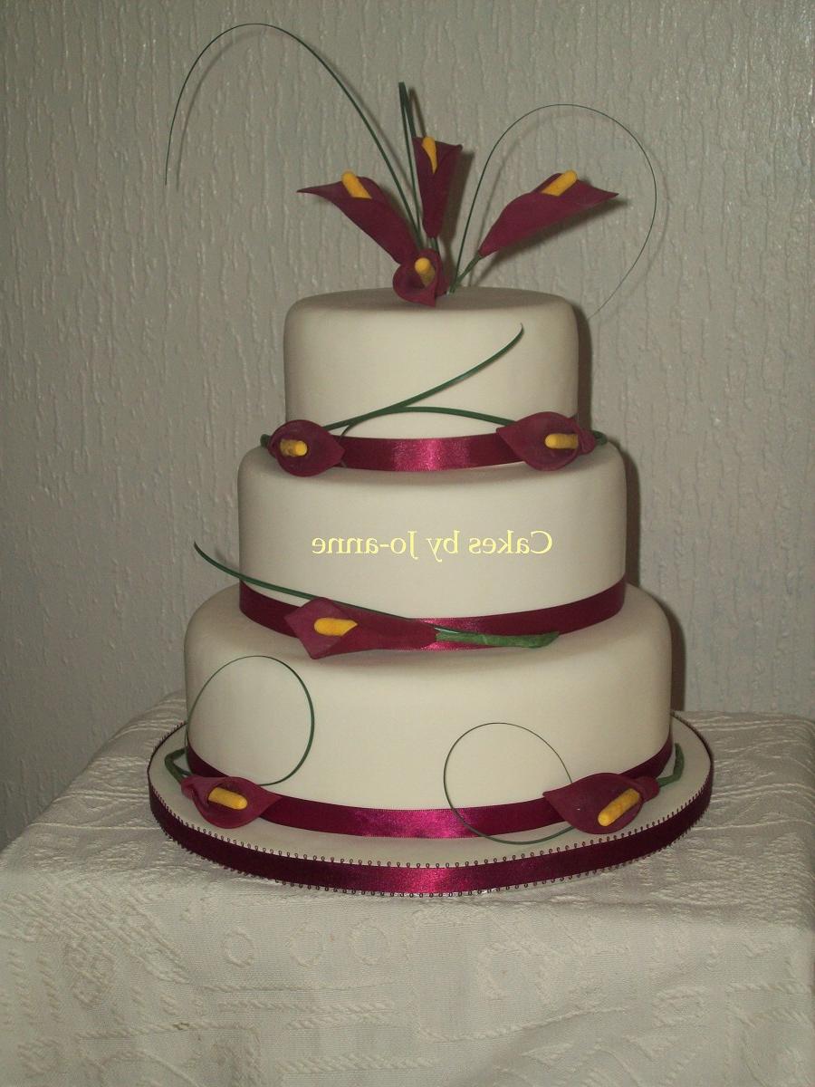 Calla Lily 3 Tier Cake