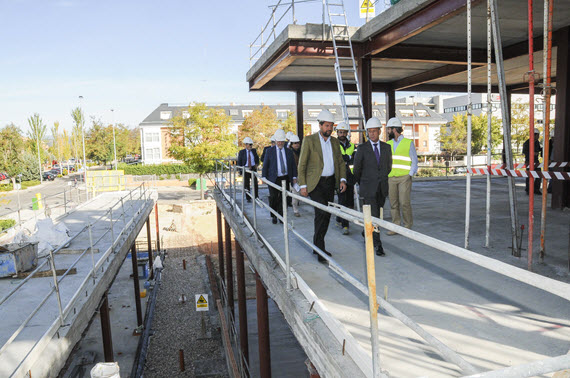 Obras del IES José García Nieto en Las Rozas