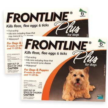  Merial Frontline Plus Flea and Tick Control for Dogs and Puppies