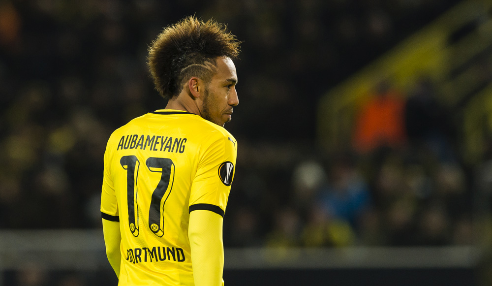 Pierre-Emerick Aubameyang, delantero del Borussia Dortmund