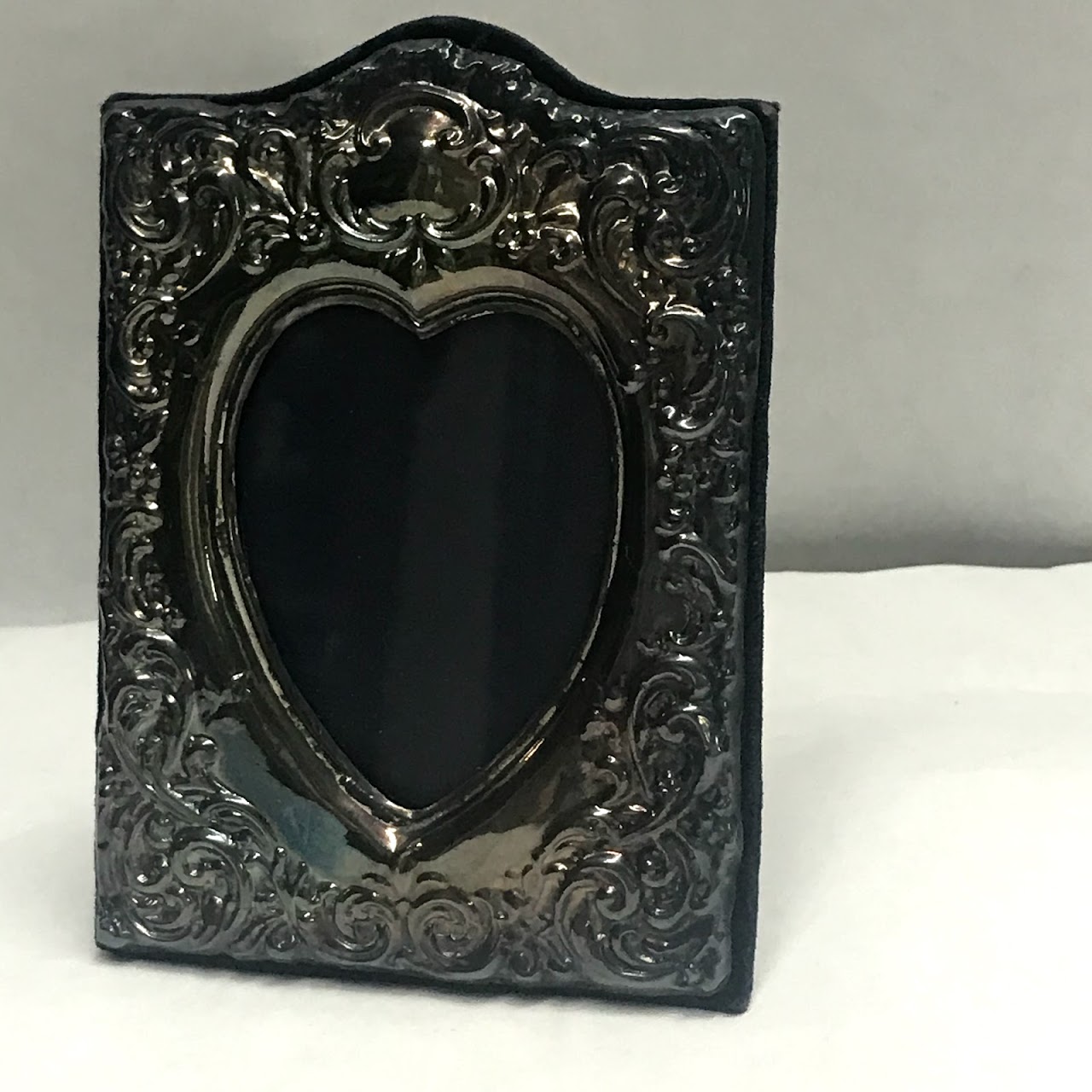 Sterling Silver Ornate Picture Frame Pair