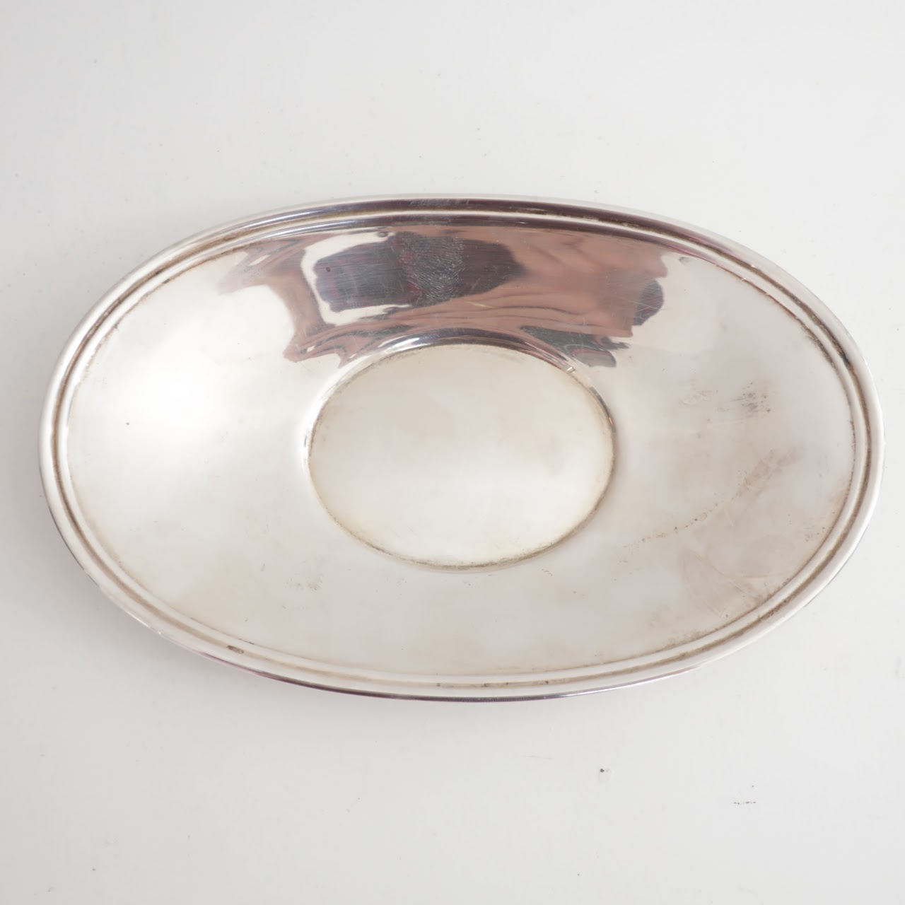 Sterling Silver Gravy Boat & Plate