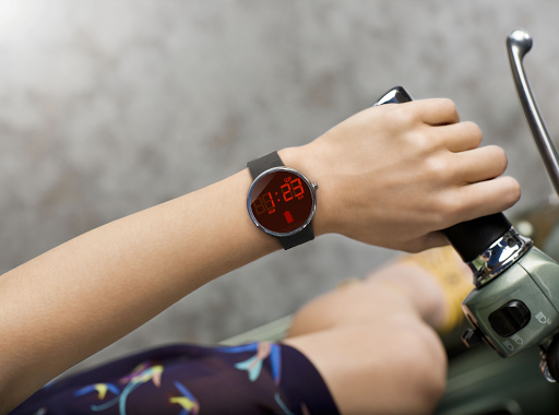 RedLed Digital Watch Face